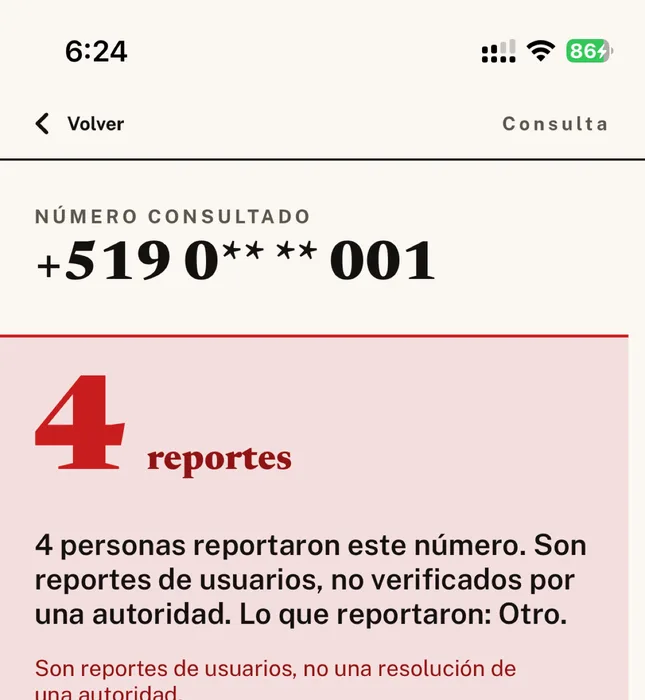 Mira cuántas personas ya lo reportaron.