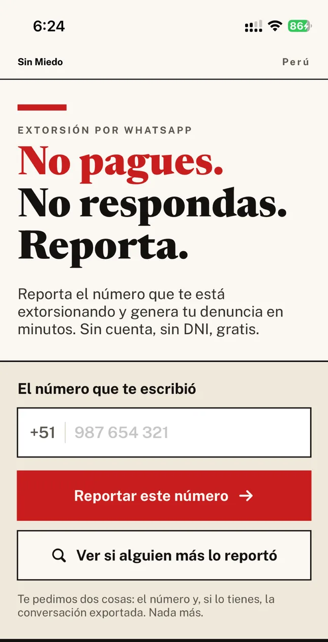 Empieza con el número que te escribió.